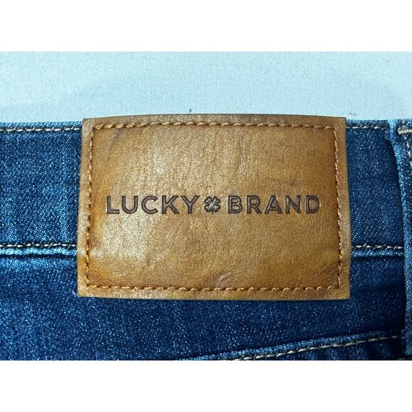Lucky Brand Women's Sweet Mid Rise Straight Blue Denim Jeans - Sz 12/31R (32x32) - Picture 3 of 7